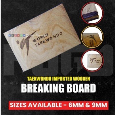 Taekwondo Imported Wooden Breaking Board